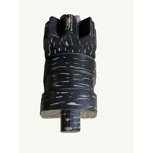 Hand-Painted Wooden Yorkshire TerrierDog Figurine With Pink Bow - Picture 8 of 11